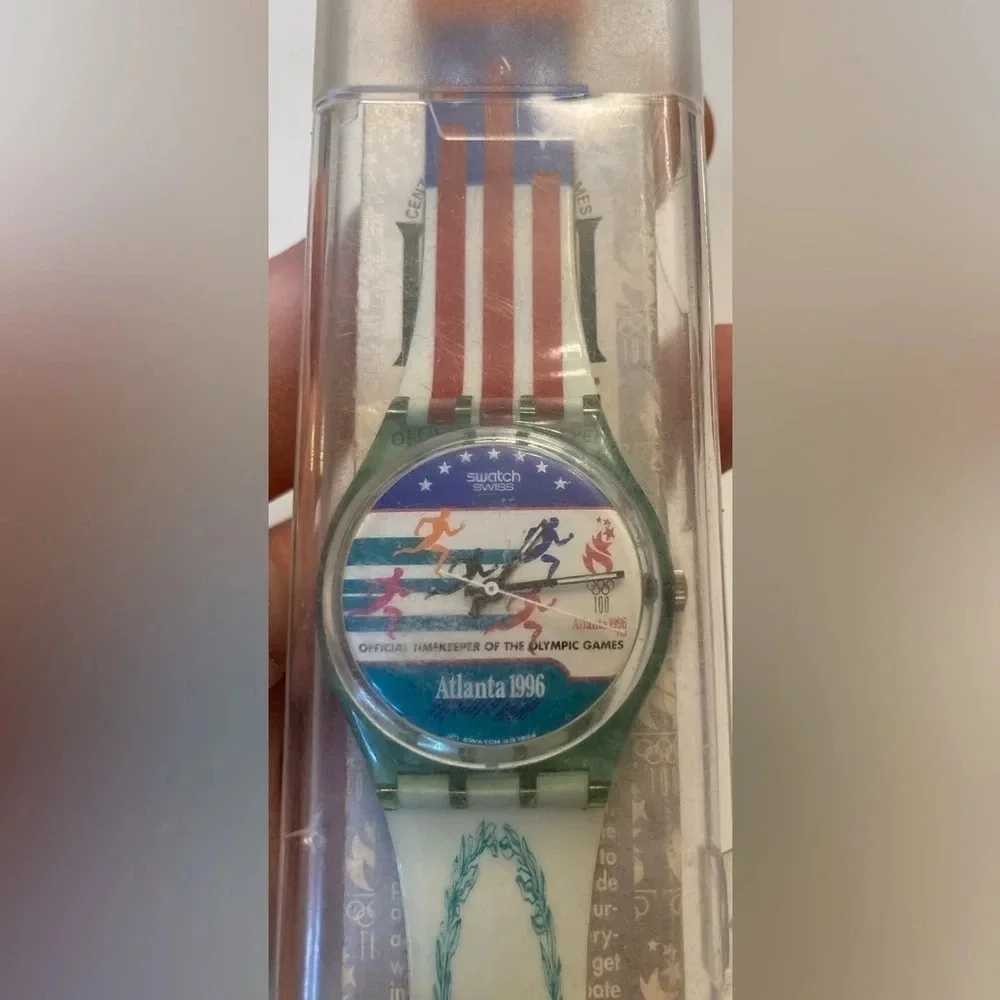 SWATCH WATCH Limited Edition Atlanta 1996 Olympics Vintage Watch NEW NWT RARE